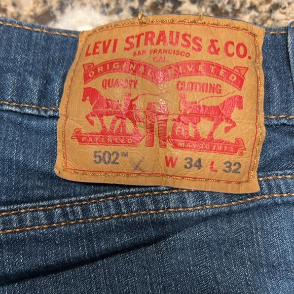 Levi’s Jeans 502 34x32 - Picture 2 of 3